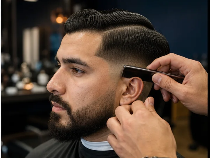 Corte clásico en Barbería Norte Demo